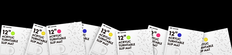 takmork acrylic turntable mat green