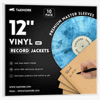 12-Inch kraft paper Blank Album Jackets – 350gsm Vinyl Record Covers