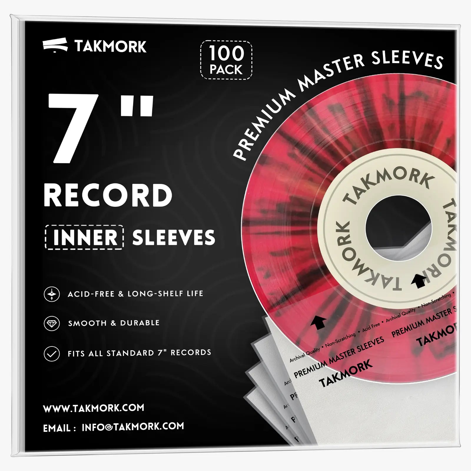 7-Inch Vinyl Record Inner Sleeves