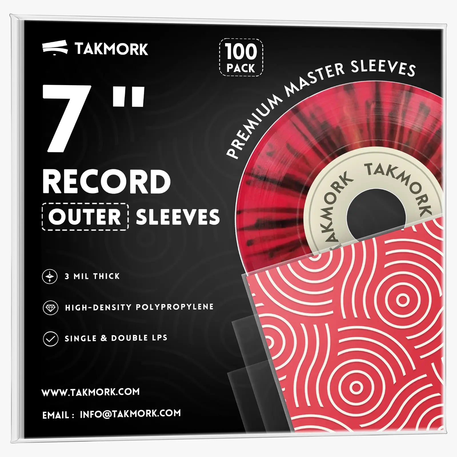 7-Inch Vinyl Record Outer Sleeves
