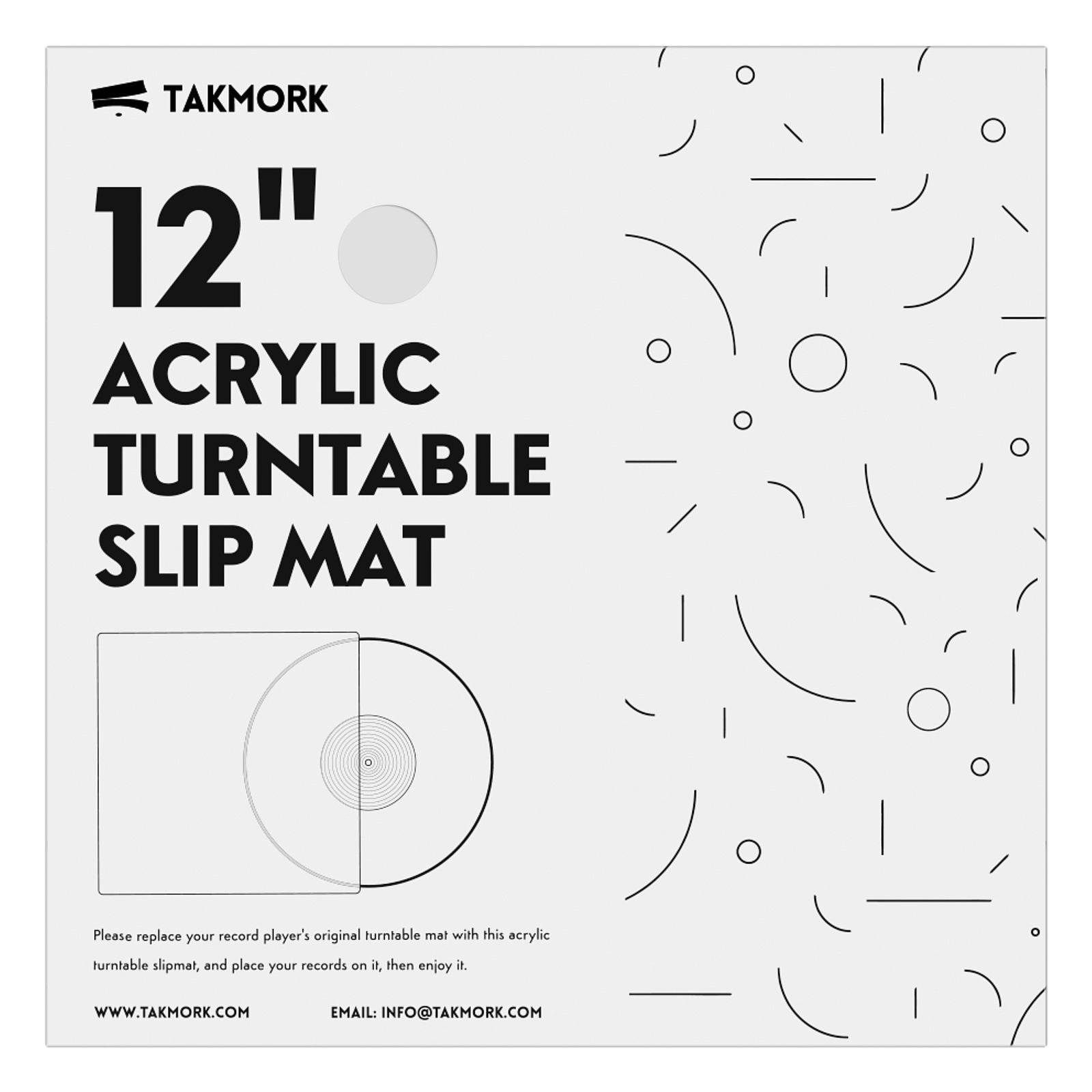 Acrylic Platter Mat for Turntables (Pink)