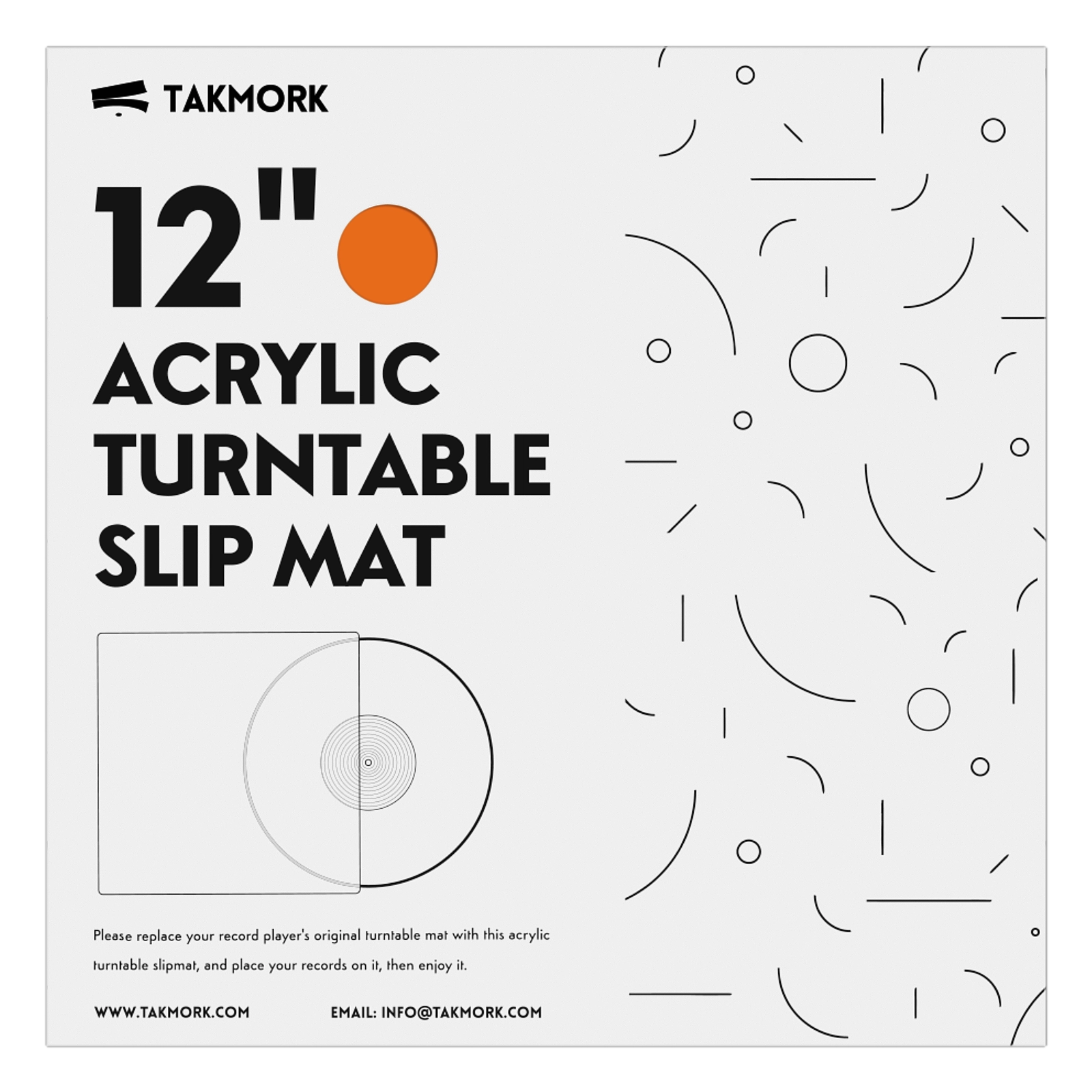 Acrylic Platter Mat for Turntables (Pink)