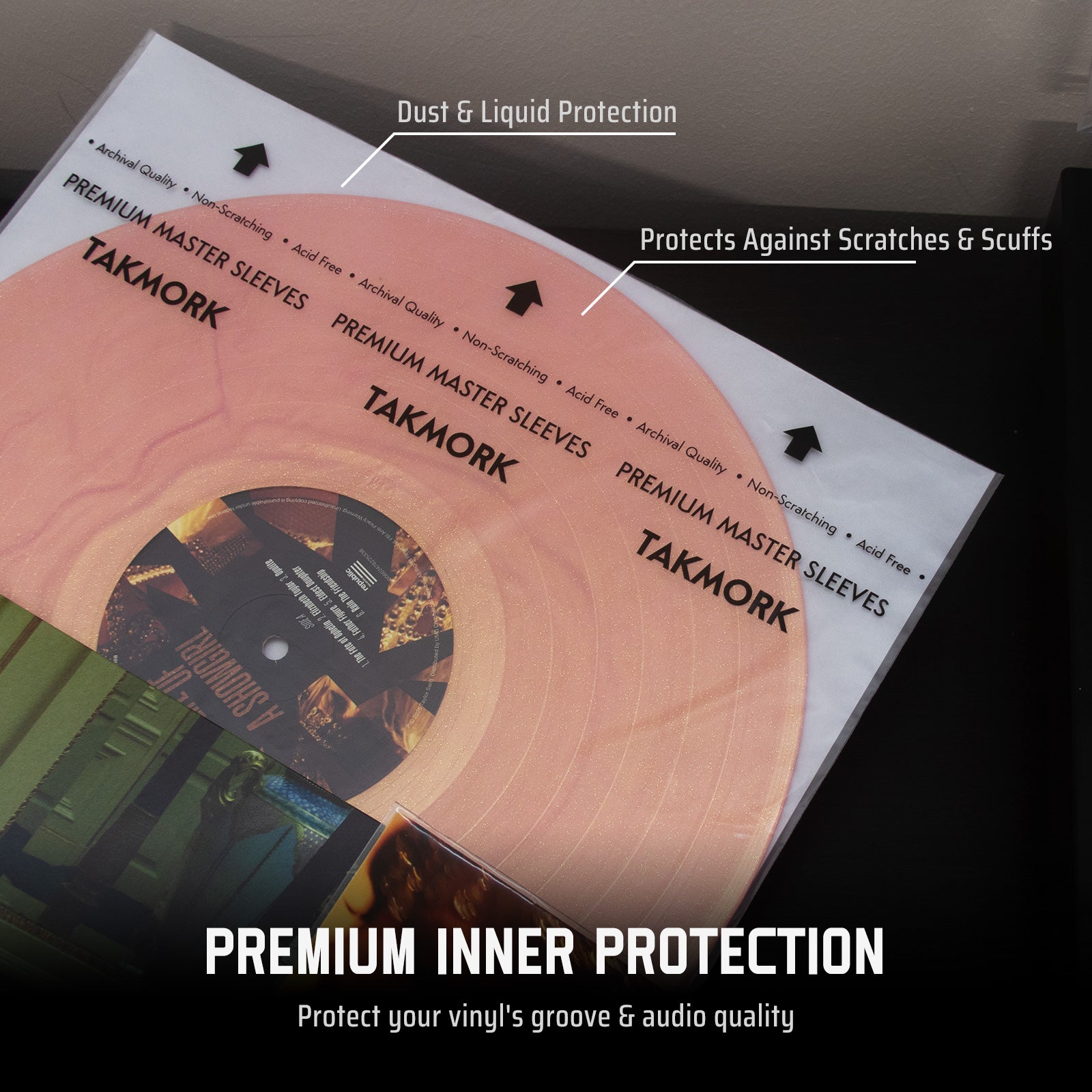 Custom Sleeves for Taylor Swift "The Life of a Showgirl" Vinyl - 5x Tri-Fold Outer & 5x Anti-Static Inner Bundle