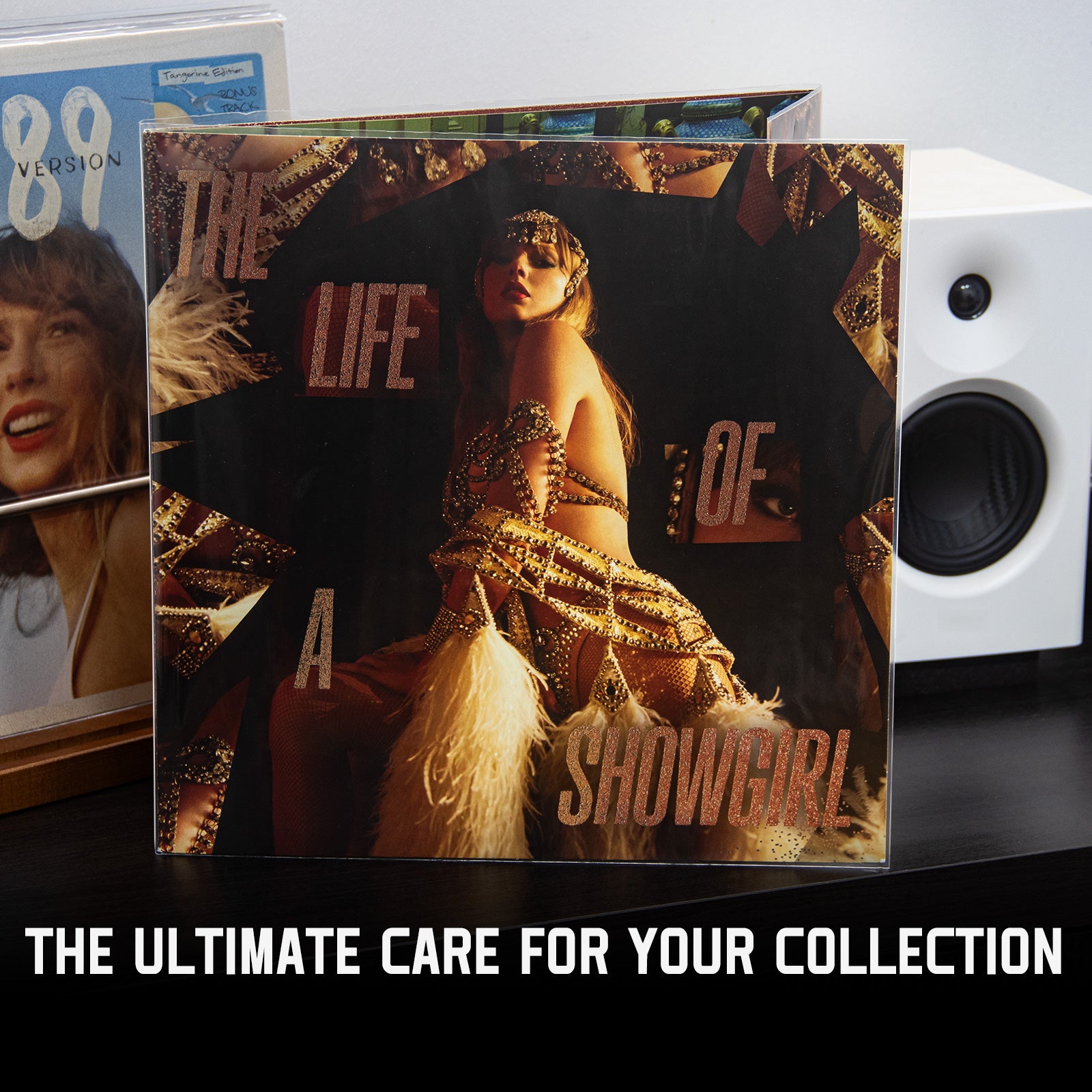 Custom Sleeves for Taylor Swift "The Life of a Showgirl" Vinyl - 5x Tri-Fold Outer & 5x Anti-Static Inner Bundle