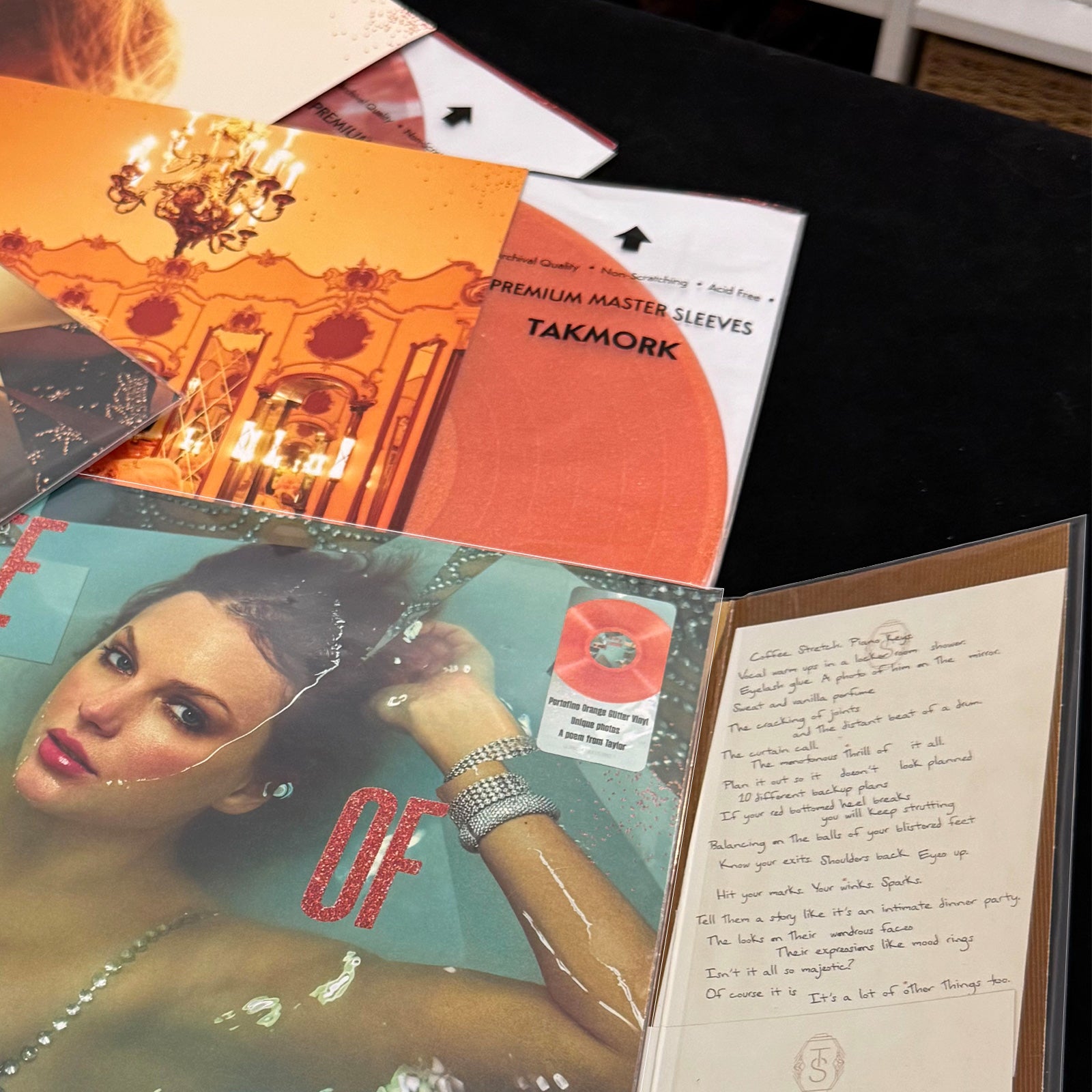 Custom Sleeves for Taylor Swift "The Life of a Showgirl" Vinyl - 5x Tri-Fold Outer & 5x Anti-Static Inner Bundle