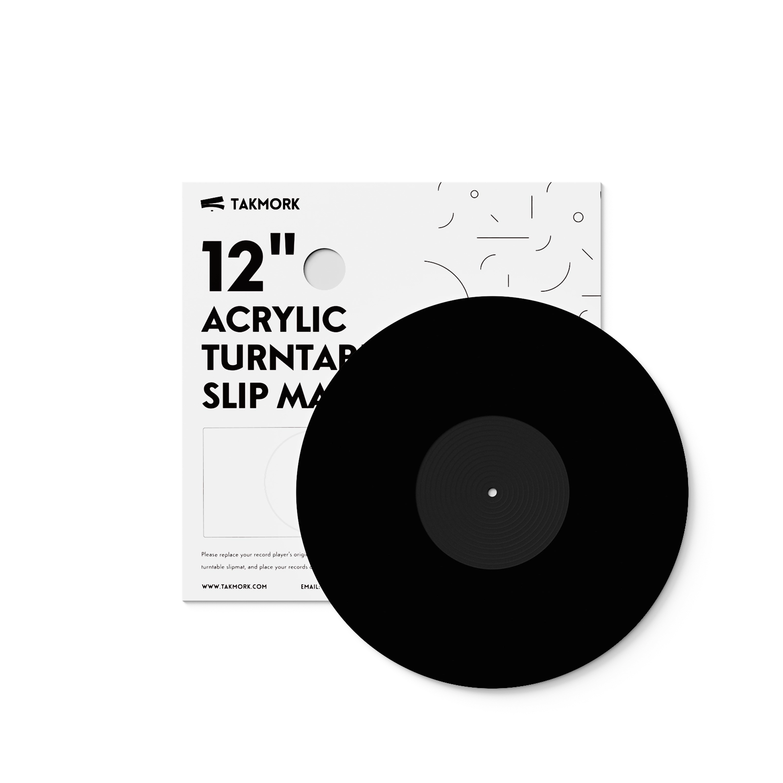 Acrylic Platter Mat for Turntables (Black)