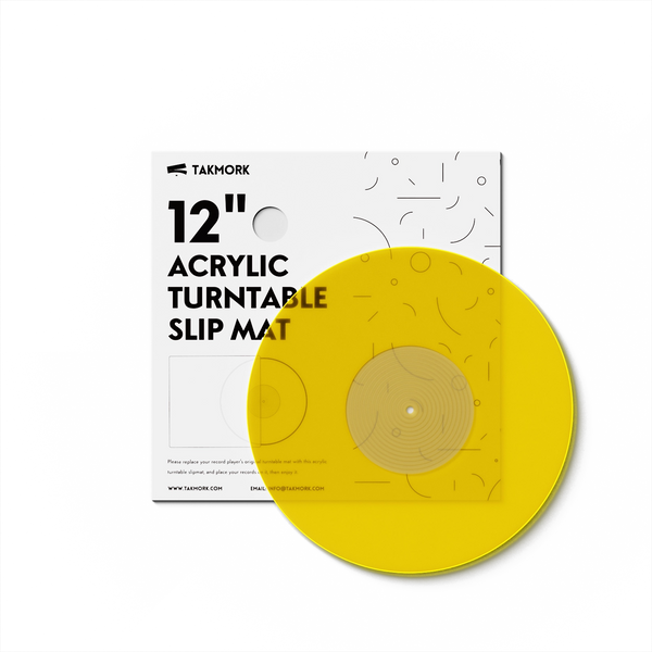 Acrylic Platter Mat for Turntables (Yellow)