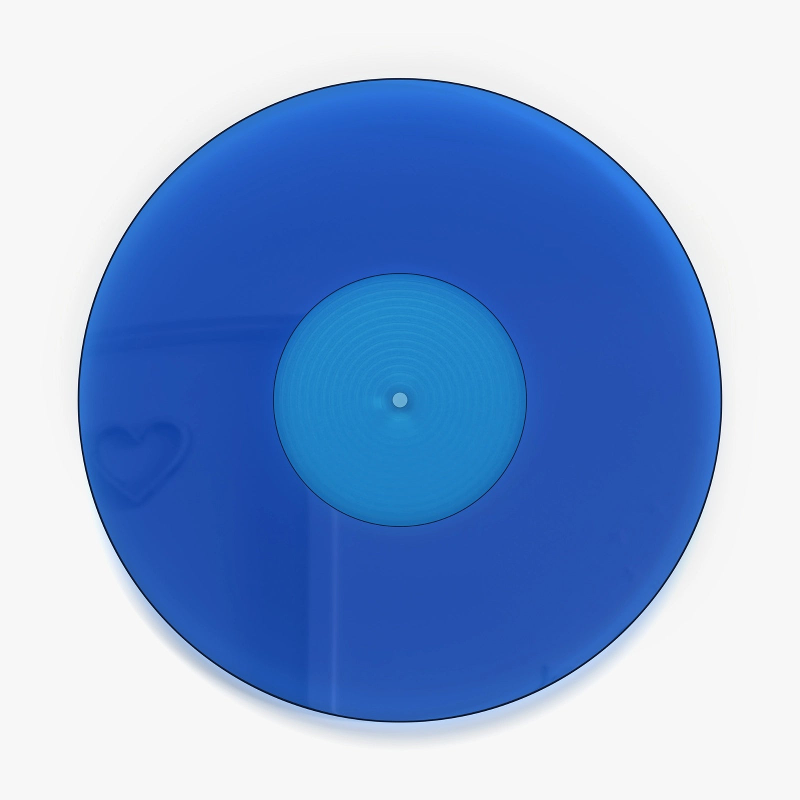 Acrylic Platter Mat for Turntables (Blue)