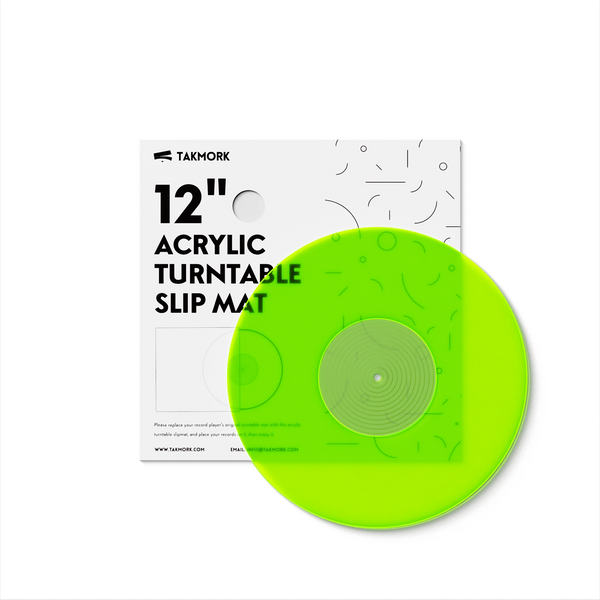 Acrylic Platter Mat for Turntables (Green)