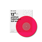 Acrylic Platter Mat for Turntables (Pink)