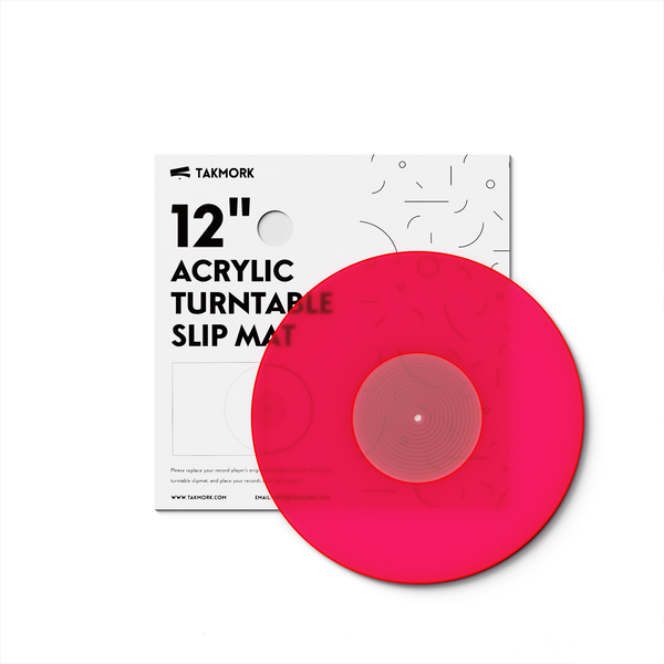 Acrylic Platter Mat for Turntables (Pink)