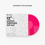 Acrylic Platter Mat for Turntables (Pink)