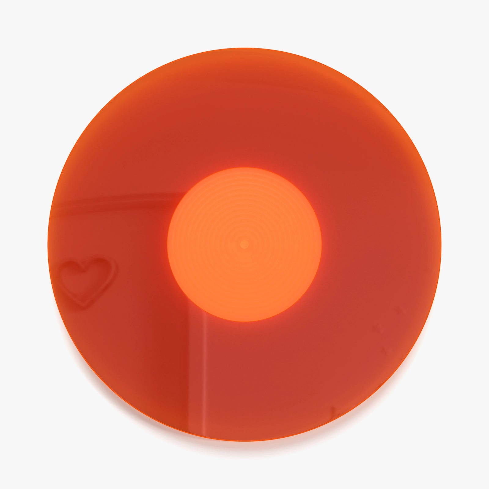 Acrylic Platter Mat for Turntables (Orange)