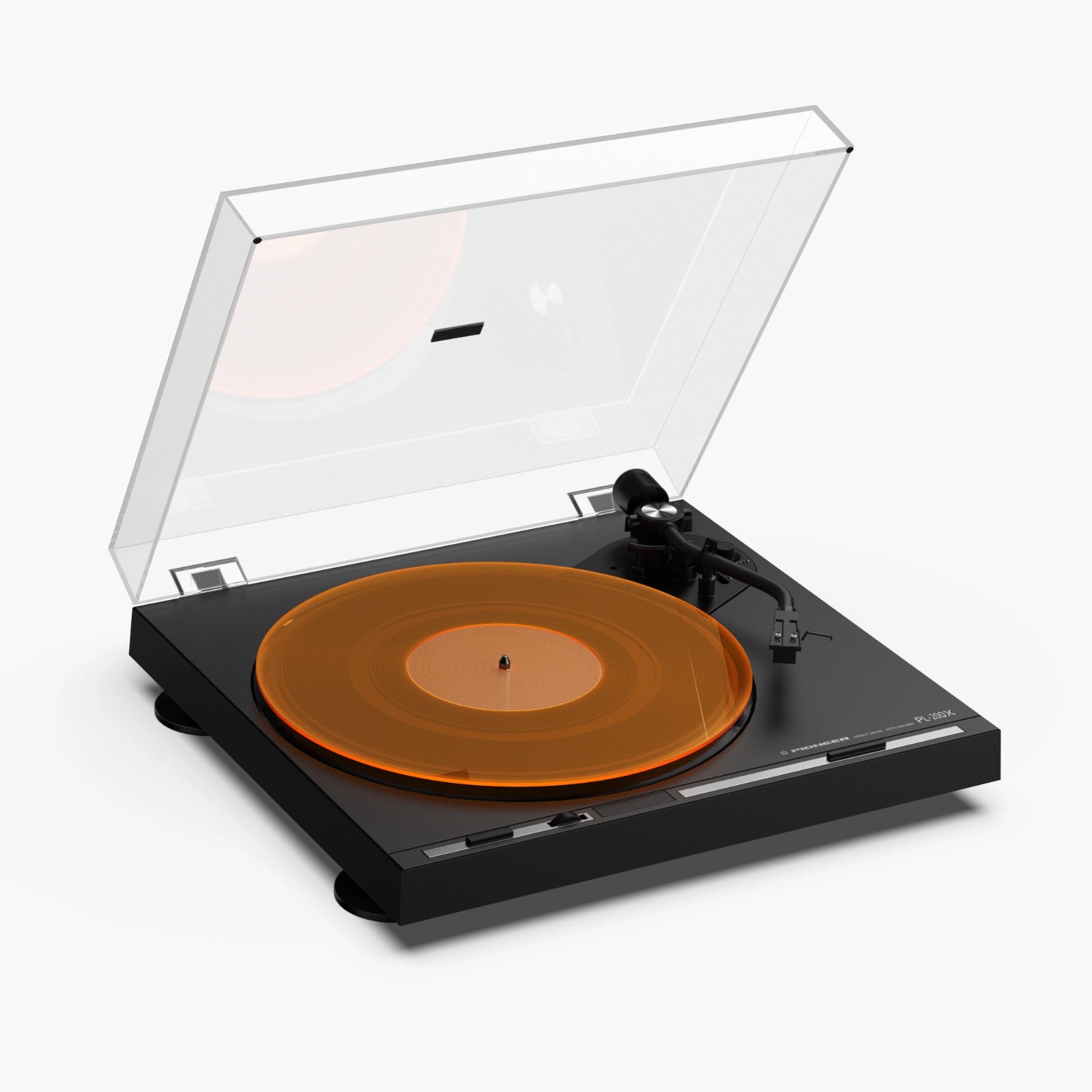 Acrylic Platter Mat for Turntables (Orange)