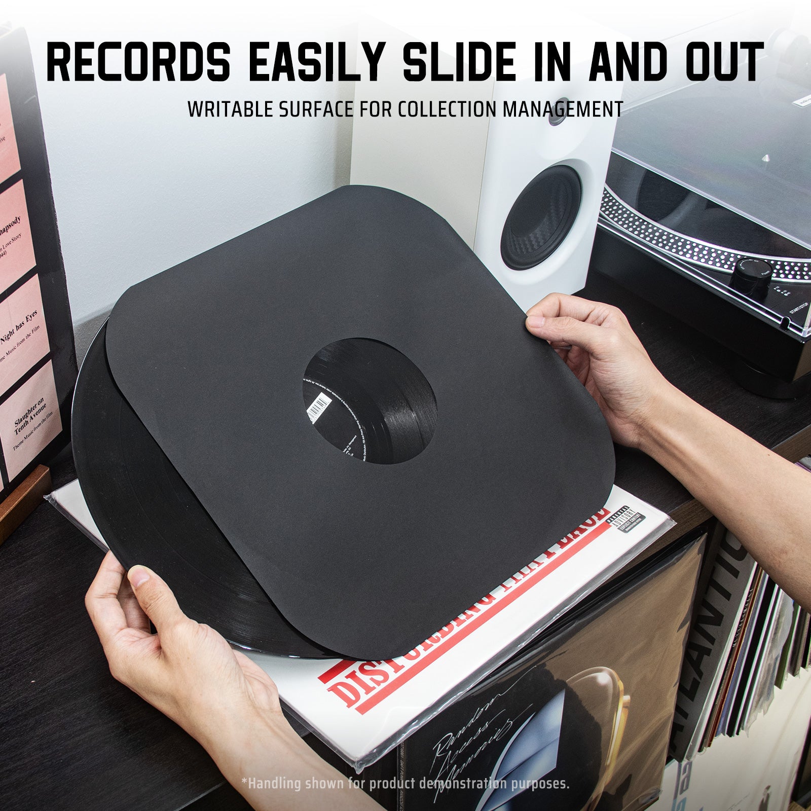 Pochettes intérieures pour disques vinyles de 12 pouces