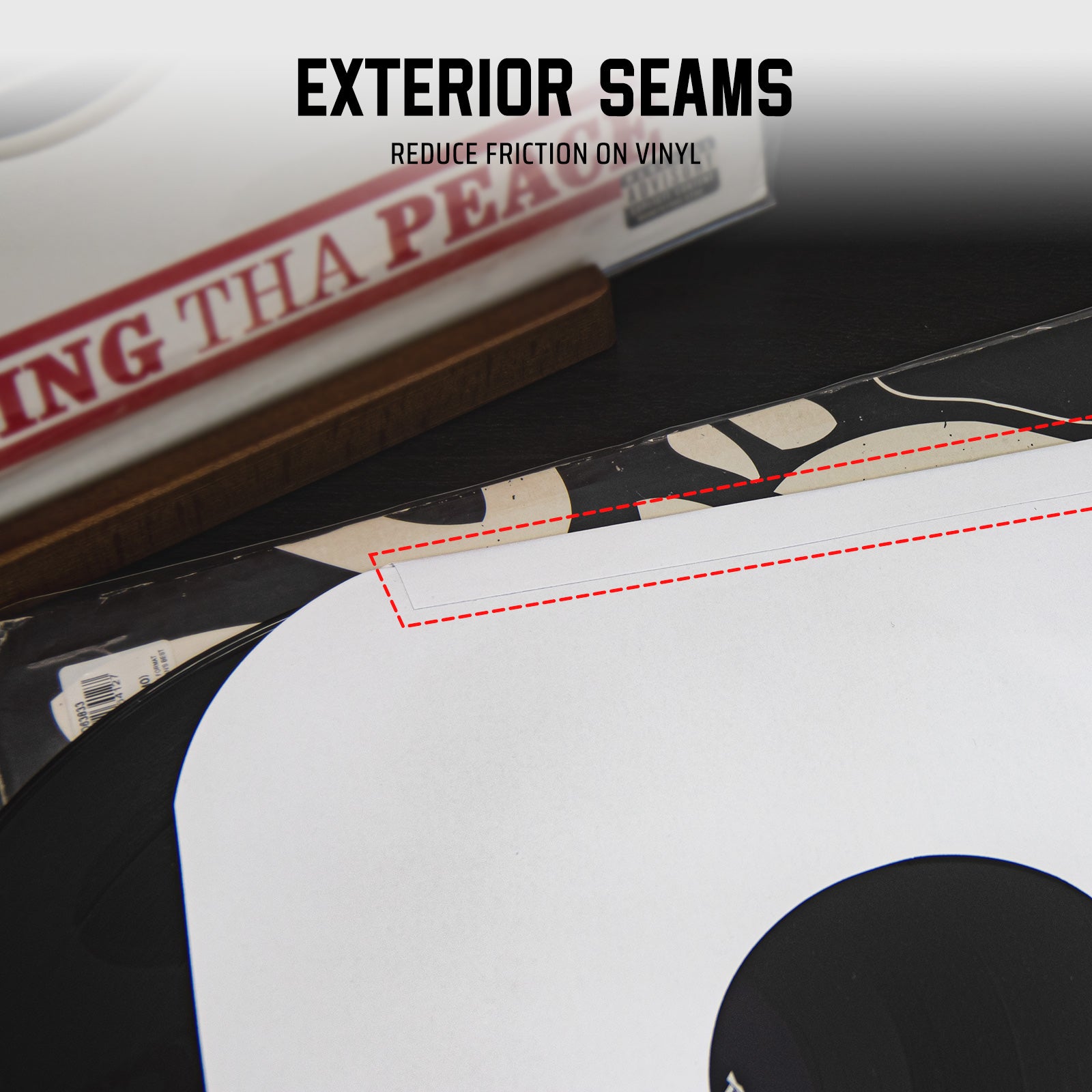 Pochettes intérieures pour disques vinyles de 12 pouces