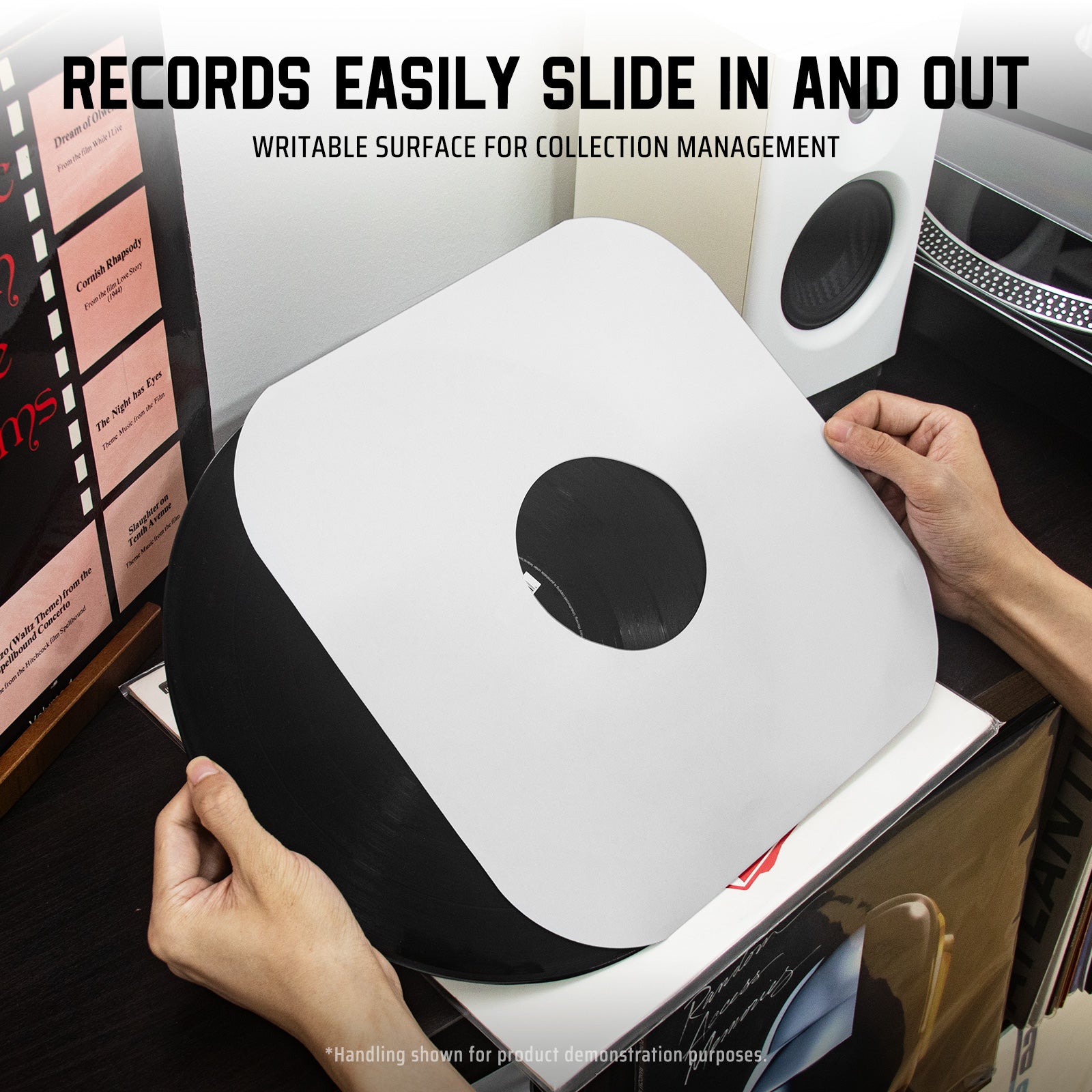12-Inch Paper Record Inner Sleeves (White)