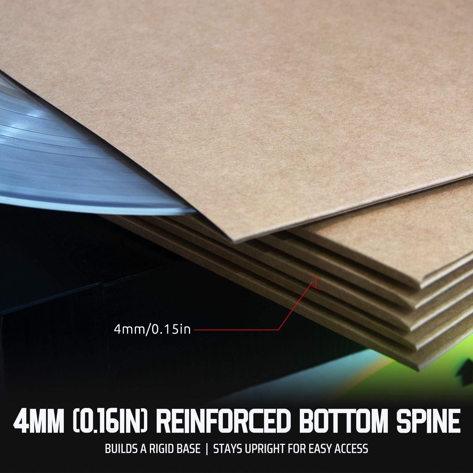 Pochettes intérieures pour disques vinyles de 12 pouces