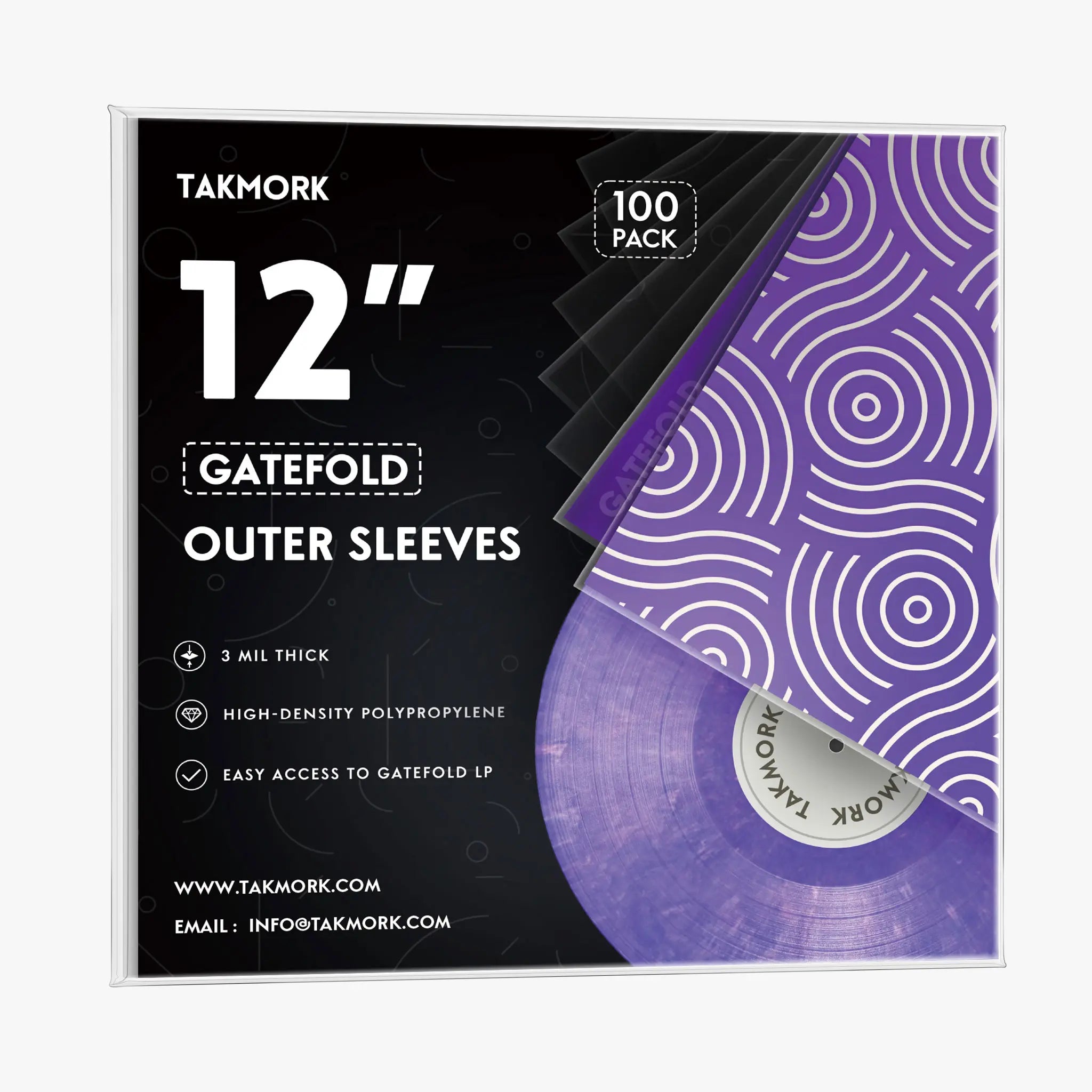 12-Inch Vinyl Record Gatefold Sleeves
