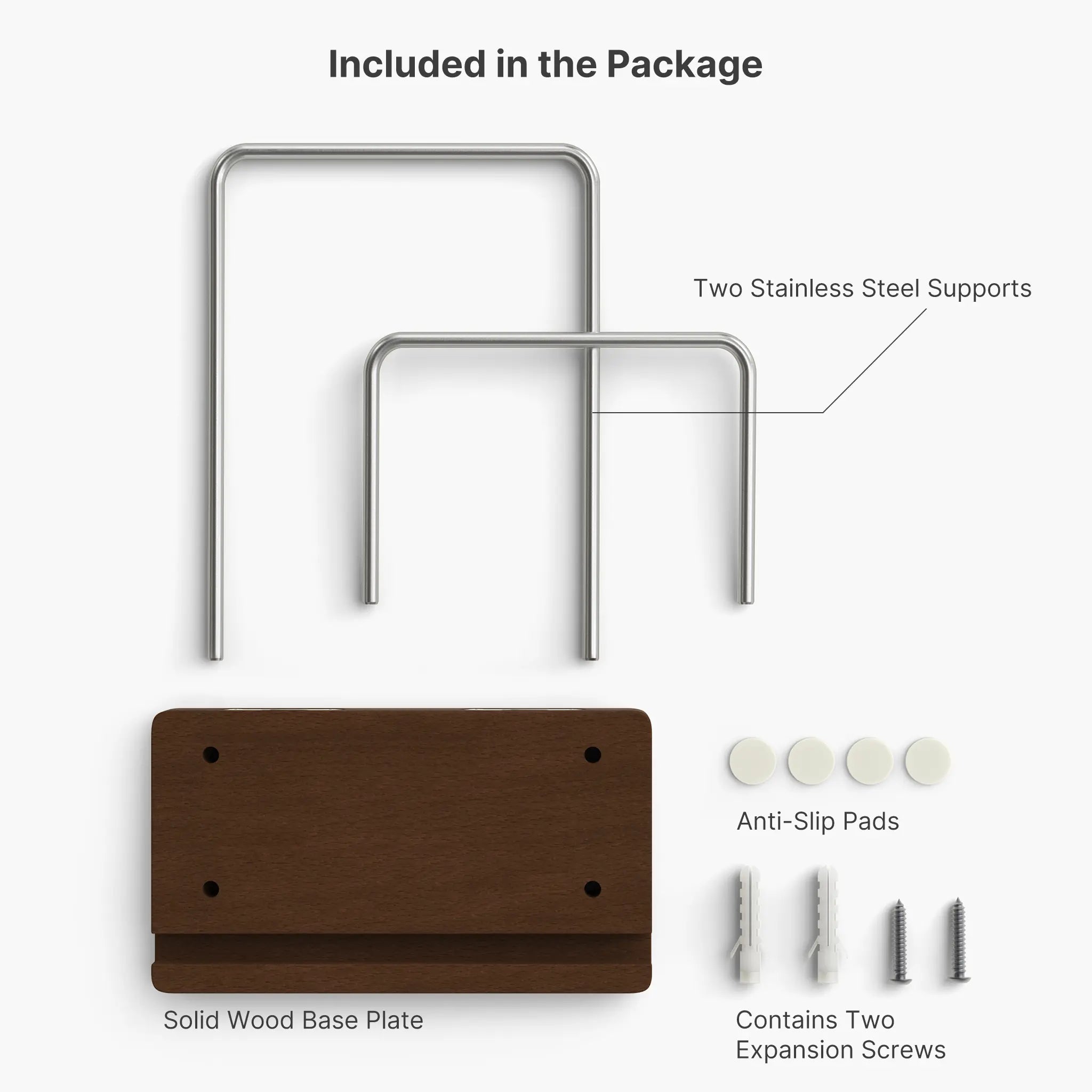 Tabletop & Wall-mount Vinyl Record Holder