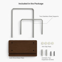 Tabletop & Wall-mount Vinyl Record Holder