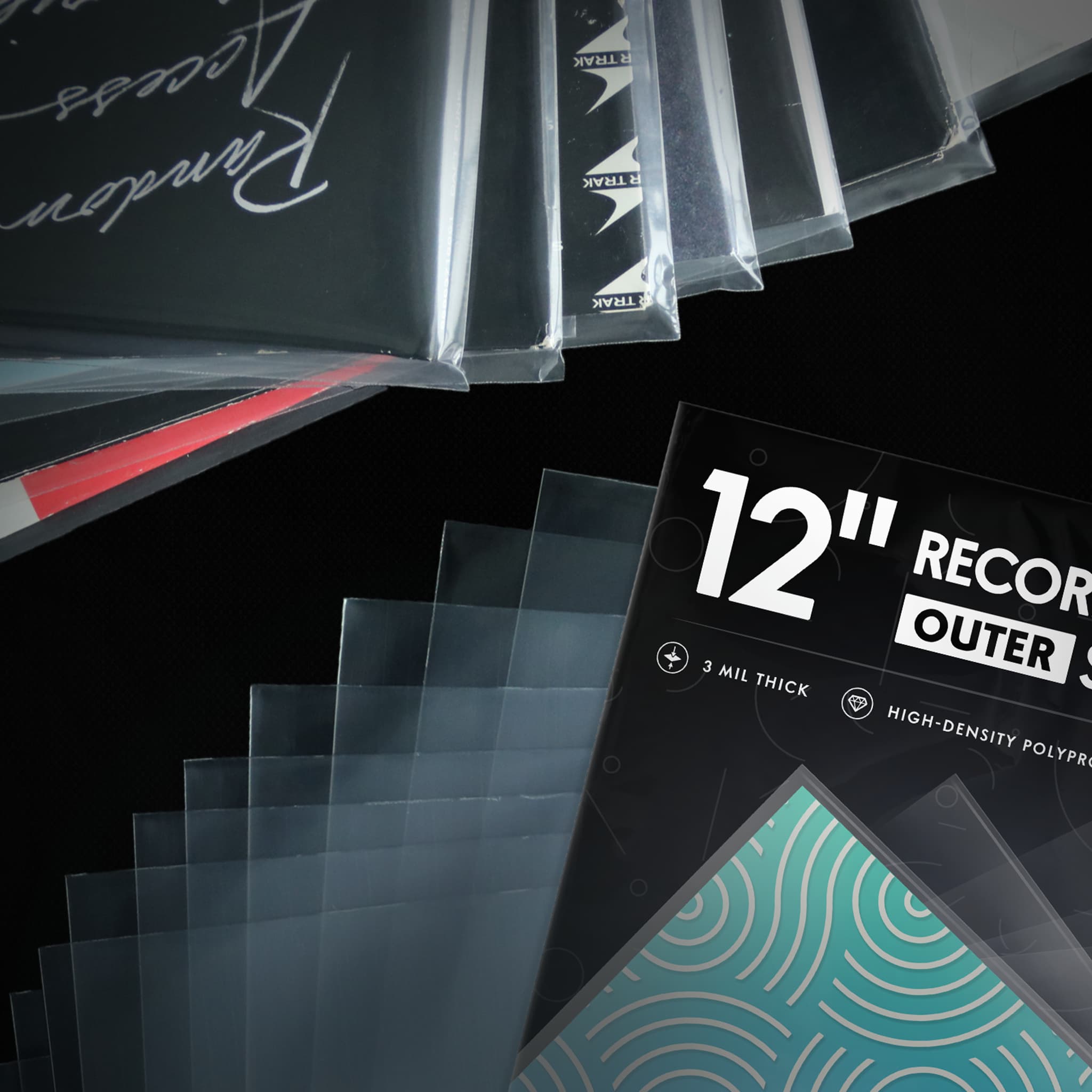 TAKMORK vinyl record outer sleeves  with 3mil thick